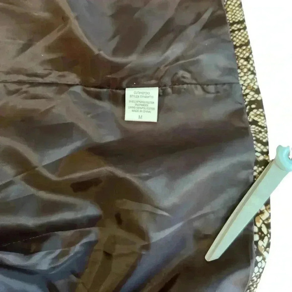BRAND NEW “HeartSoul” statement piece snake print fully lined jacket, Sz M . - Picture 9 of 9
